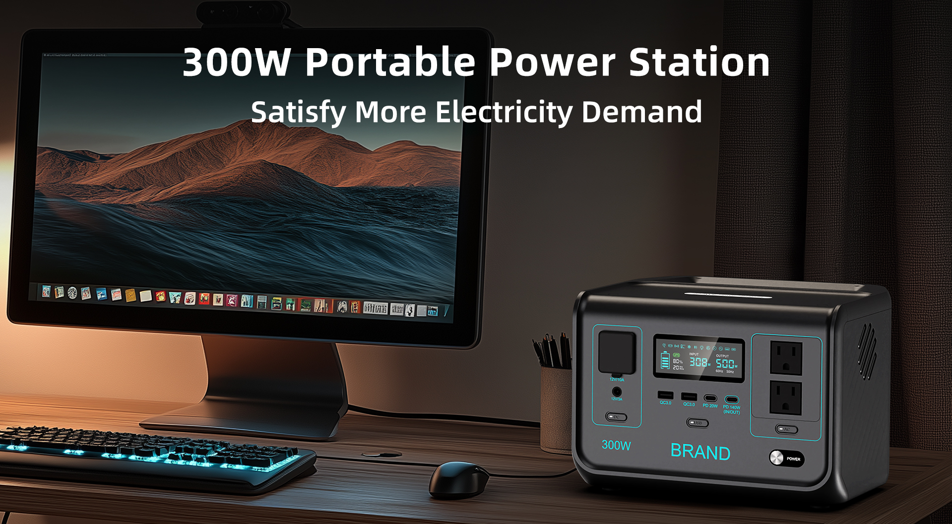 300W Portable Power Statior European regulations